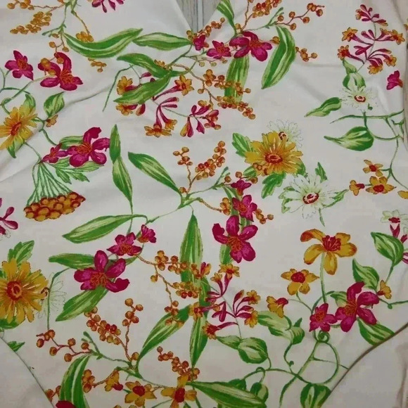 Aqua Womens One Piece Floral Swimsuit Size Small - Picture 5 of 12